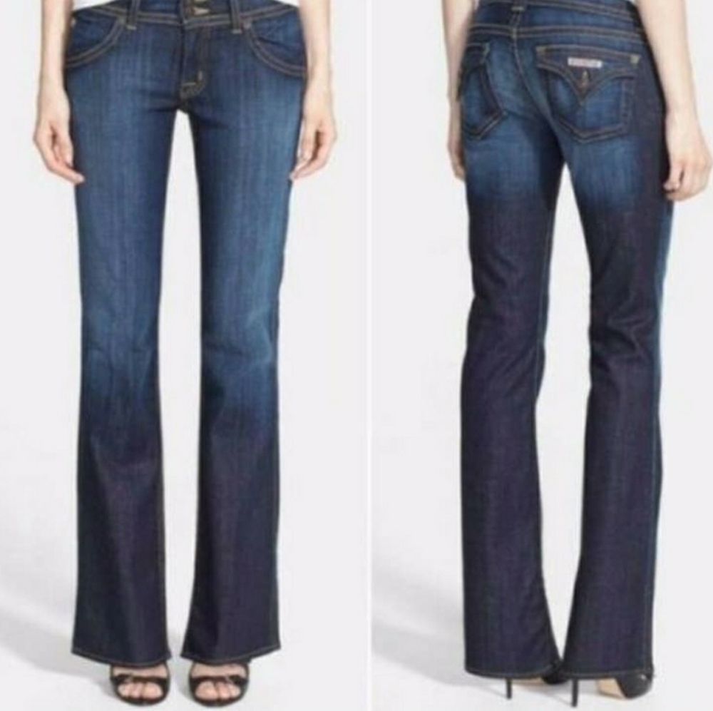 Hudson Jeans Signature Flap Pocket Low Rise Bootcut Style size 30